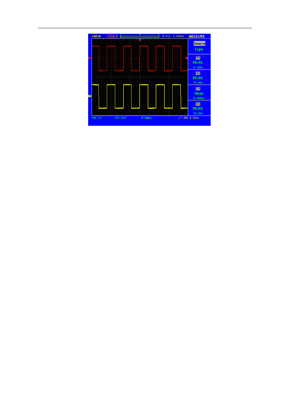 Example 3: capture the single signal | OWON MSO Series User Manual | Page 100 / 112