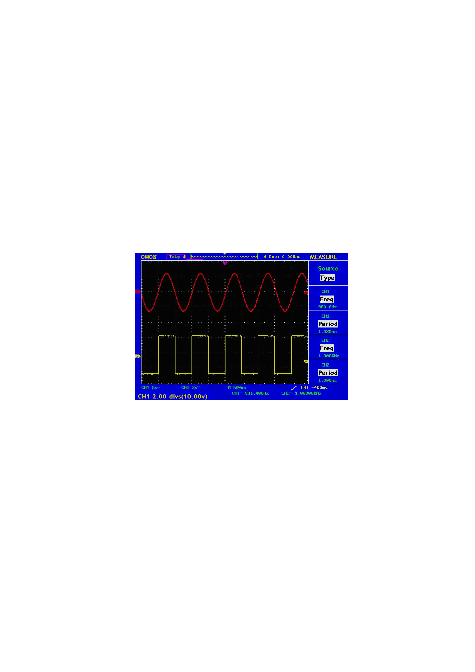 How to set the horizontal system | OWON MSO Series User Manual | Page 40 / 112