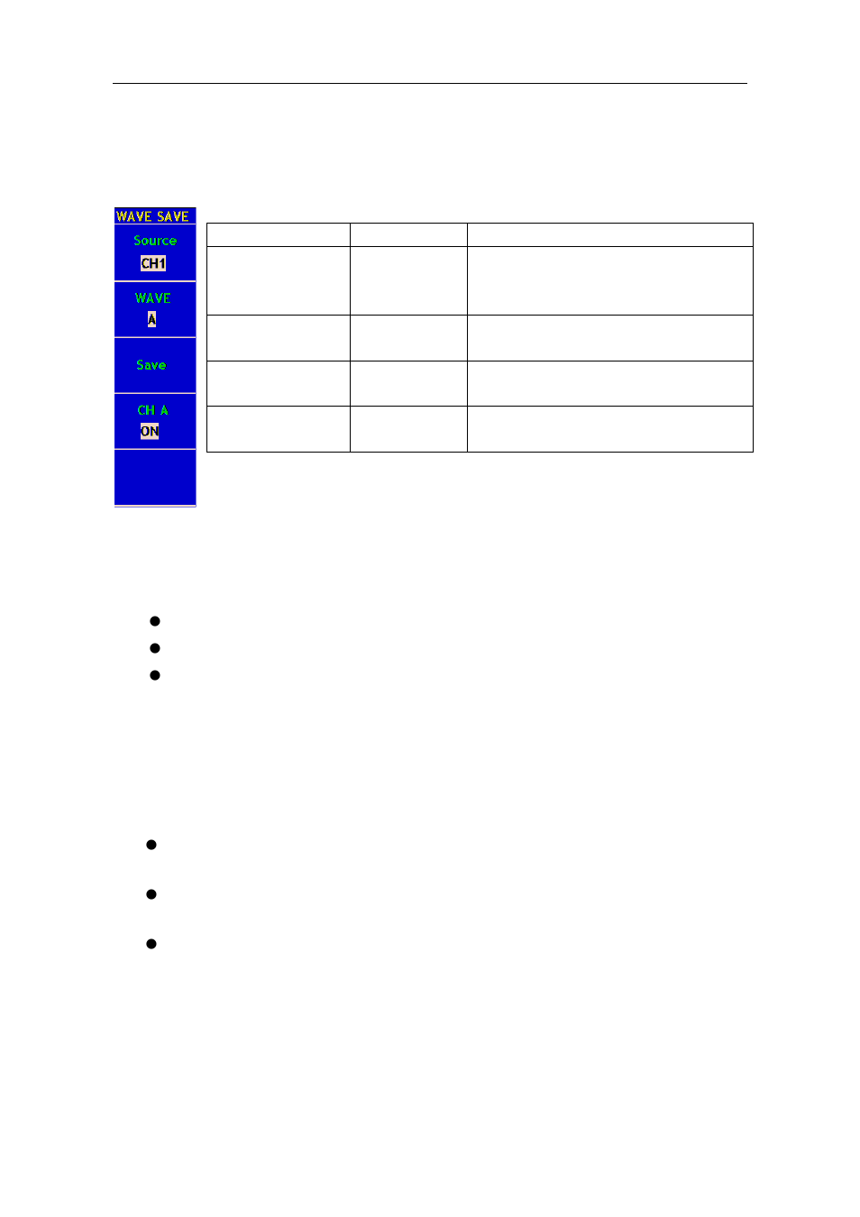 How to save and recall a wave form | OWON MSO Series User Manual | Page 57 / 112