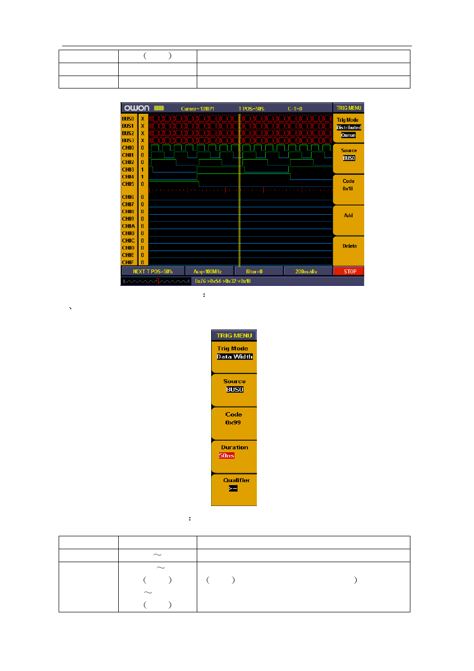 OWON MSO Series User Manual | Page 83 / 112