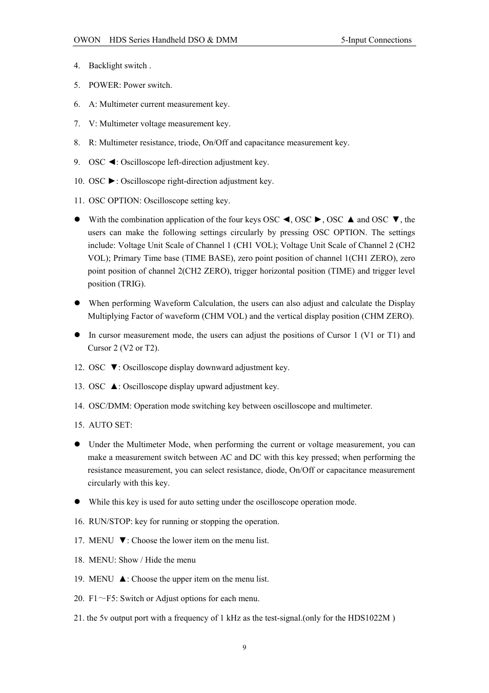 OWON HDS Series User Manual | Page 17 / 72