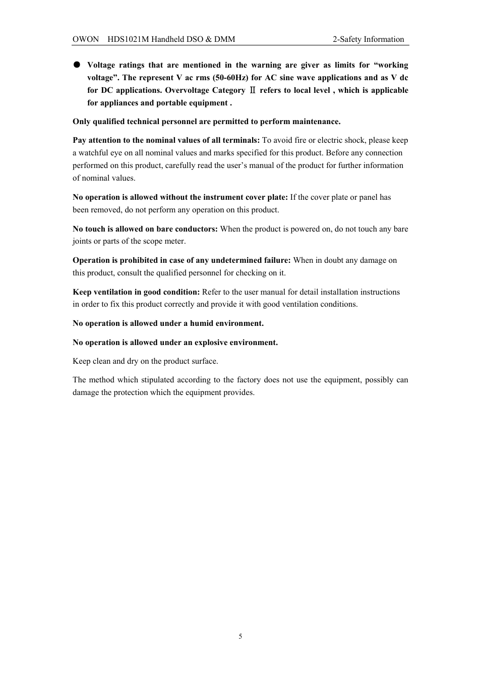 OWON HDS1021M User Manual | Page 12 / 64