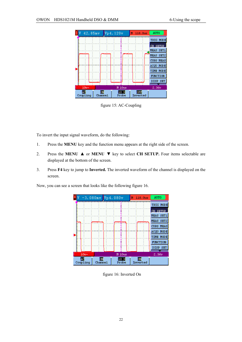 OWON HDS1021M User Manual | Page 29 / 64