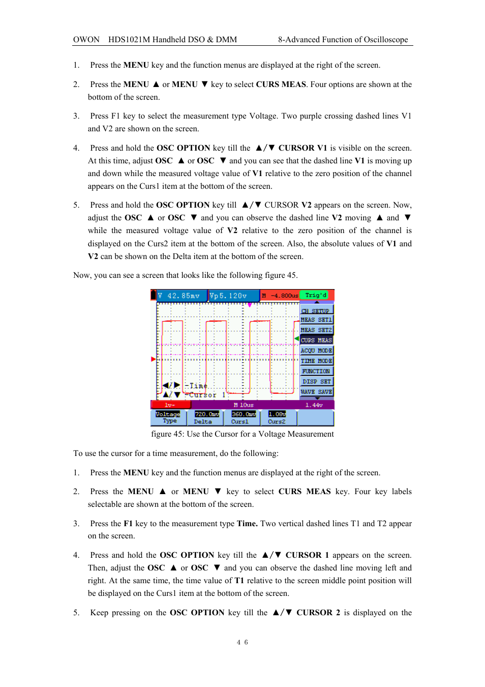 OWON HDS1021M User Manual | Page 53 / 64