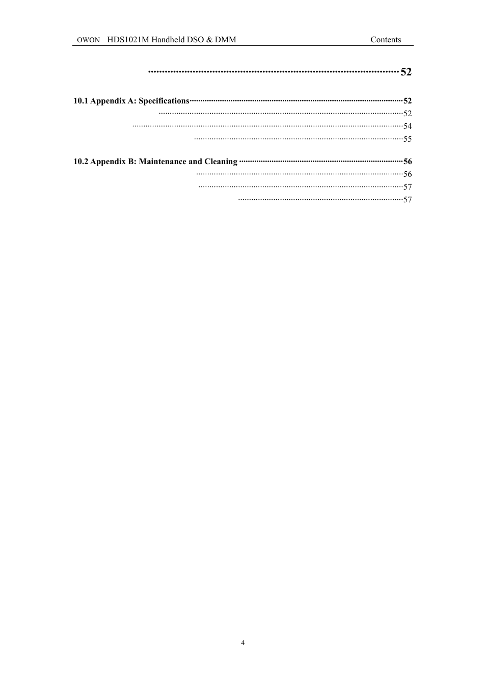 OWON HDS1021M User Manual | Page 7 / 64