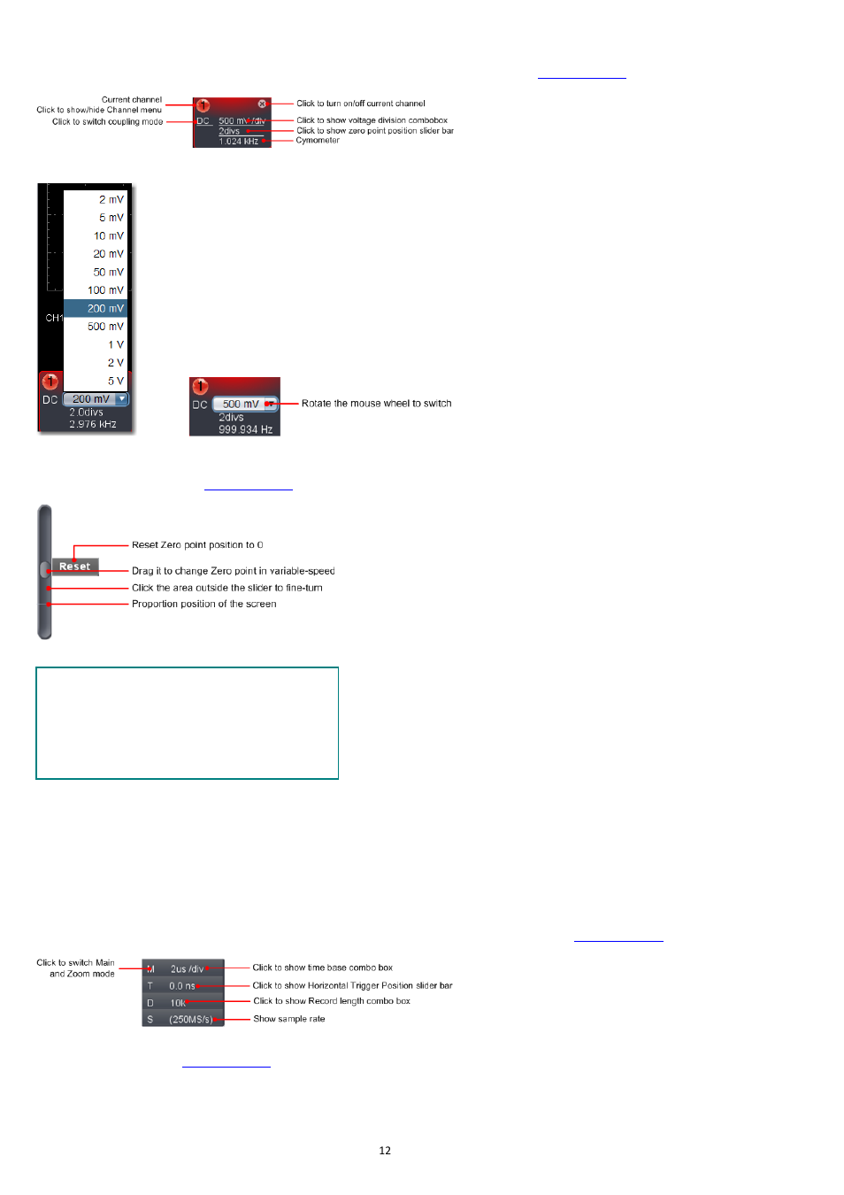 How to set the vertical system, How to set the horizontal system | OWON VDS Series User Manual | Page 16 / 40