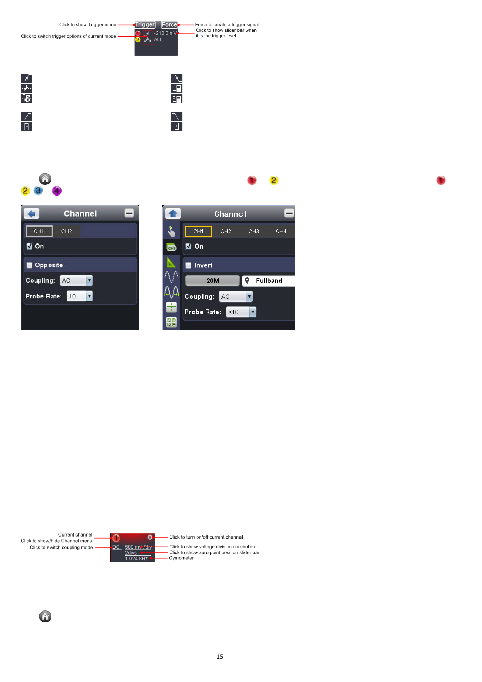 How to set the channels, How to measure automatically | OWON VDS Series User Manual | Page 19 / 40
