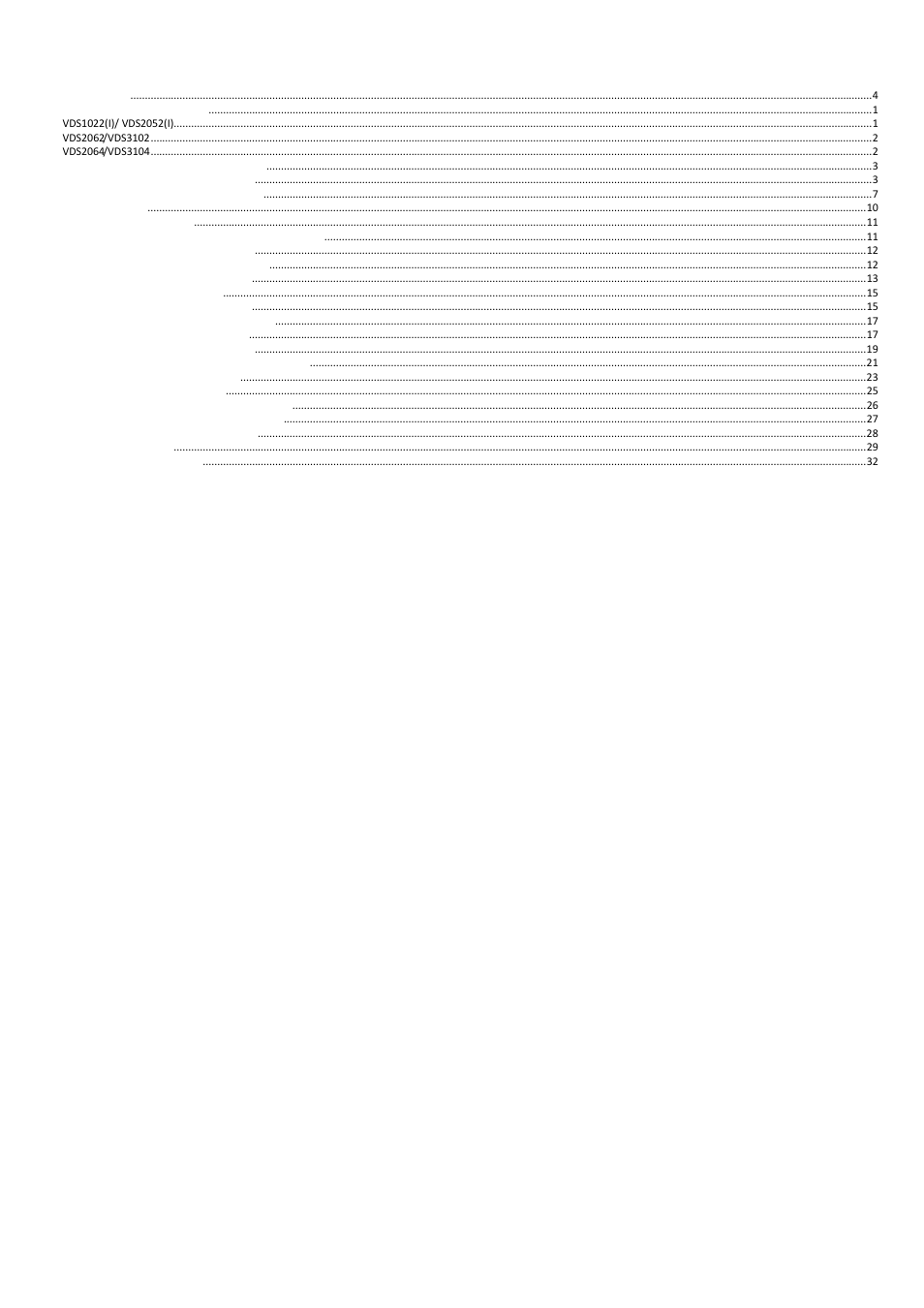 OWON VDS Series User Manual | Page 4 / 40