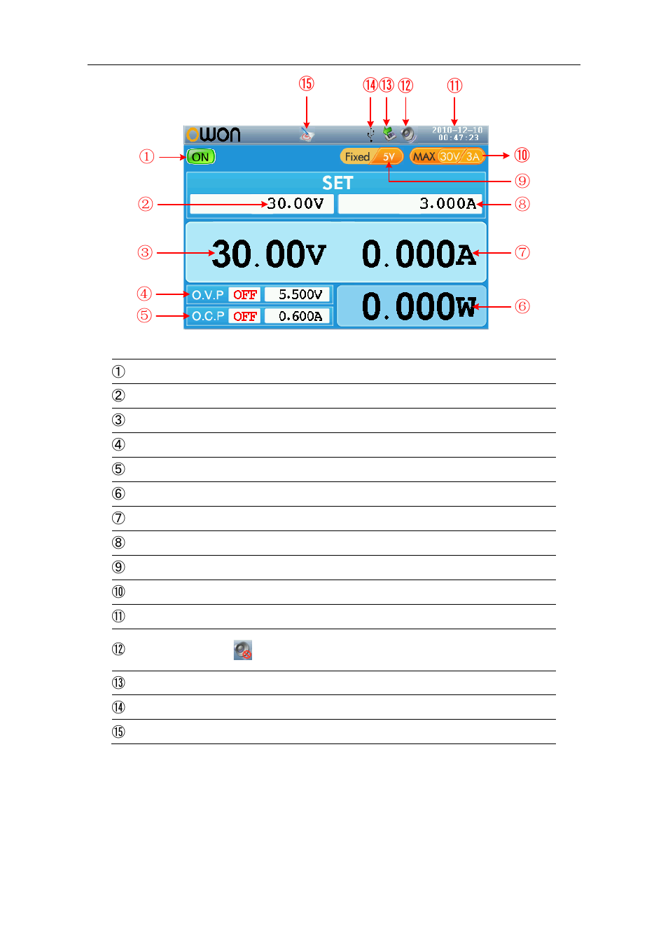 OWON ODP3031 User Manual | Page 13 / 29