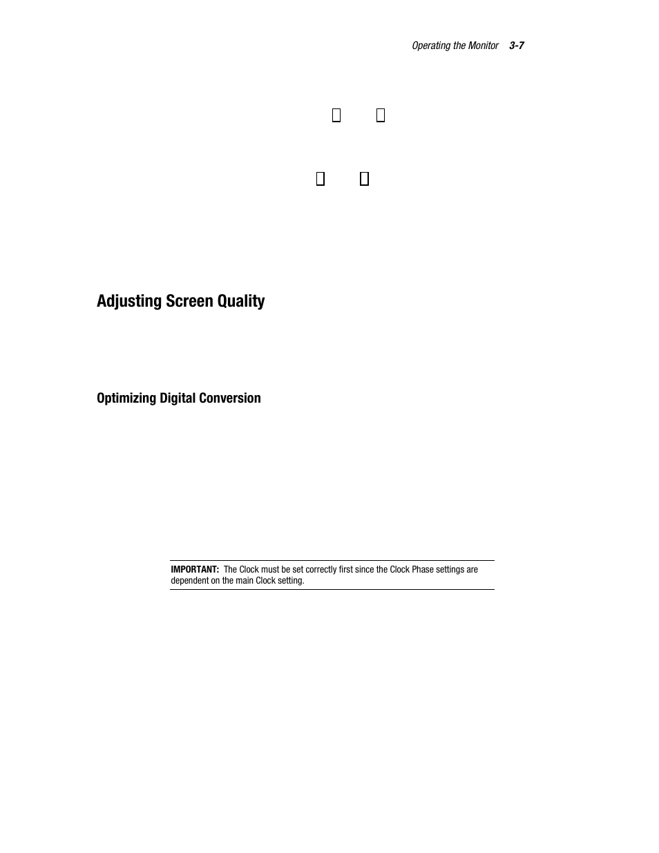 Adjusting screen quality, Optimizing digital conversion | Compaq TFT 5000R User Manual | Page 37 / 56