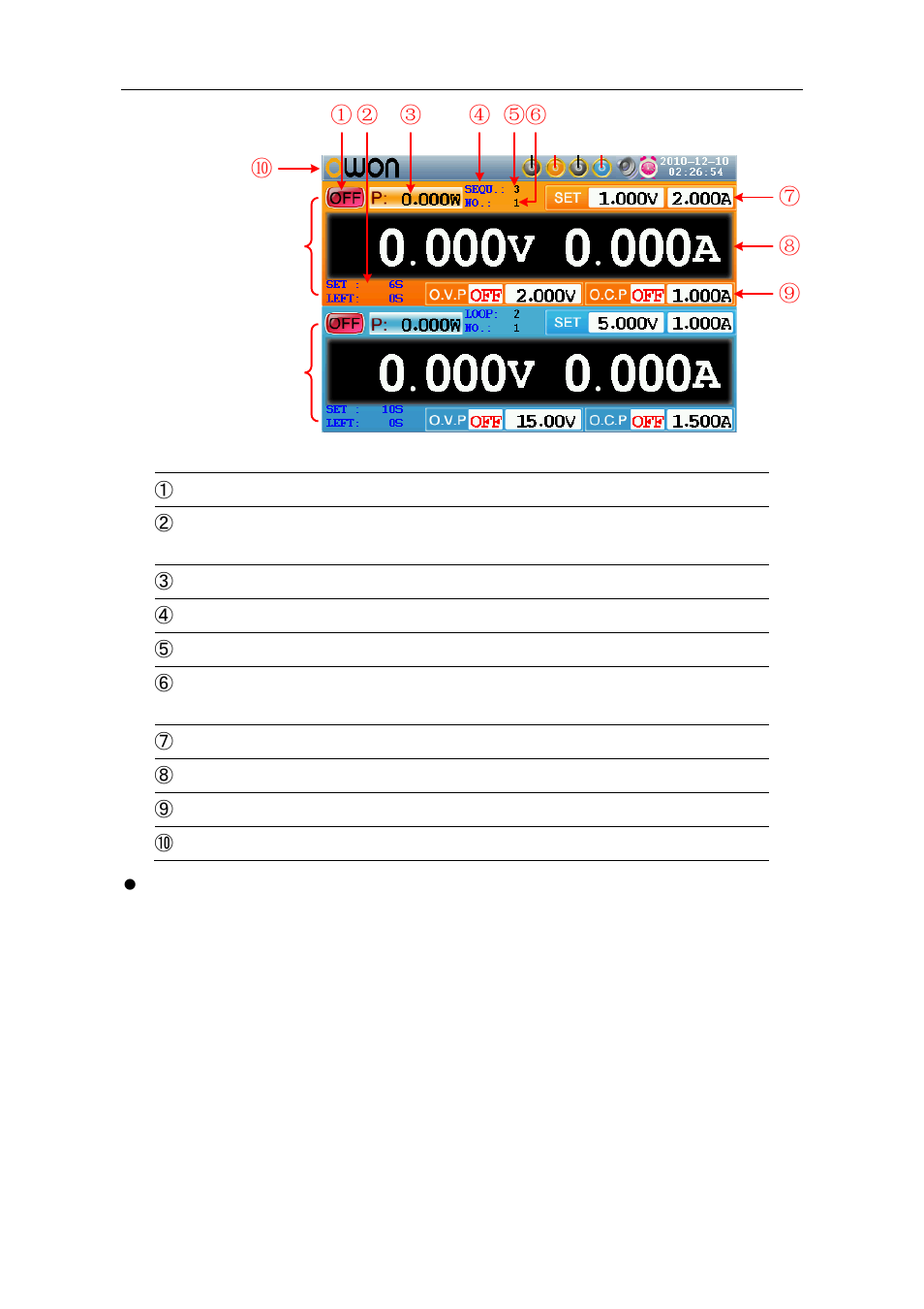 OWON ODP Series User Manual | Page 13 / 33