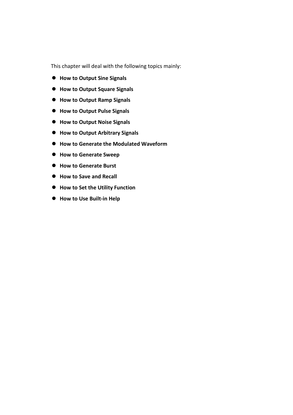 Front panel operation | OWON AG-S series User Manual | Page 15 / 52