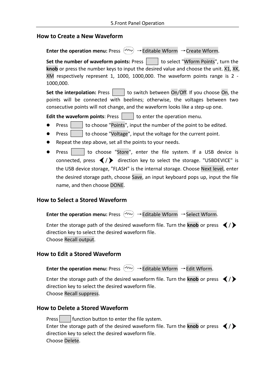 OWON AG (-F) Series User Manual | Page 26 / 52