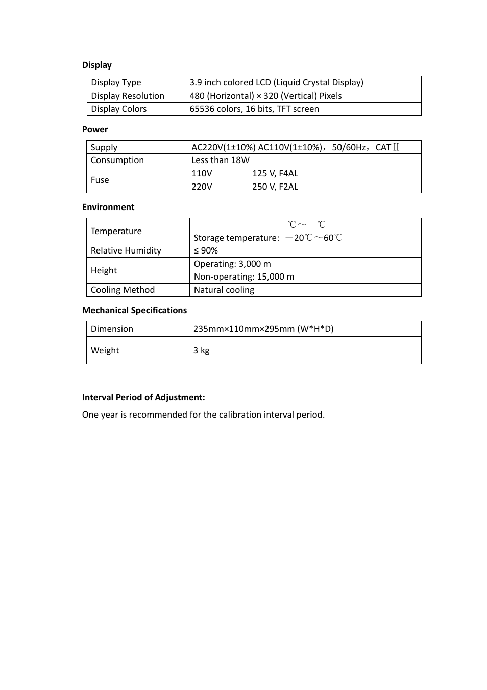 OWON AG1022 User Manual | Page 40 / 41