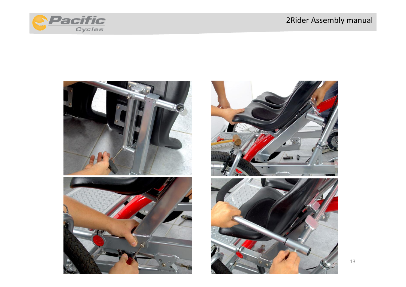 Step 10 | Pacific Cycles 2RIDER User Manual | Page 13 / 15