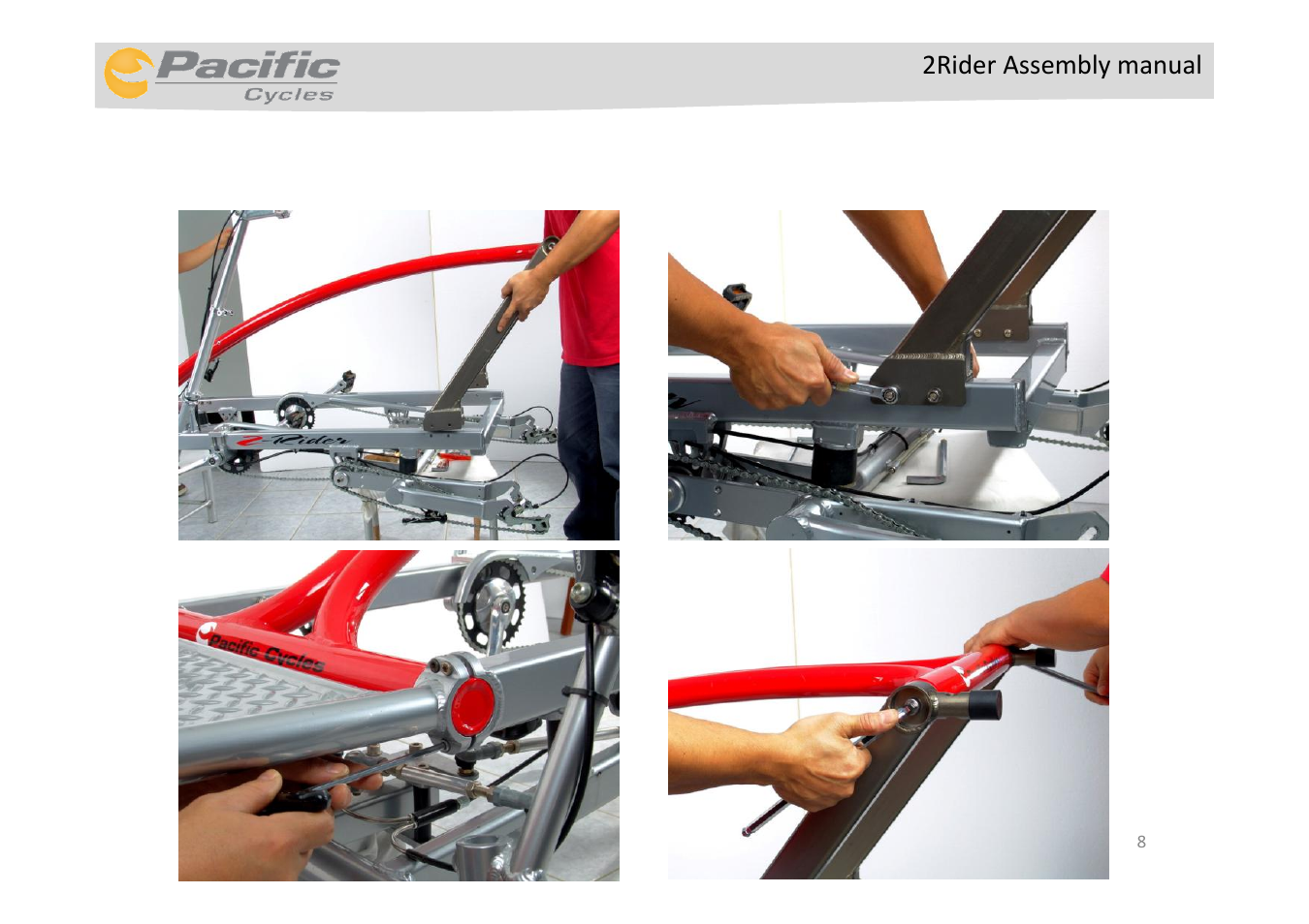 Pacific Cycles 2RIDER User Manual | Page 8 / 15