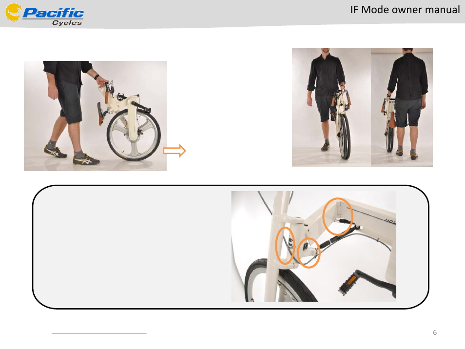 Roll when folded, Caution | Pacific Cycles IF Mode User Manual | Page 6 / 6