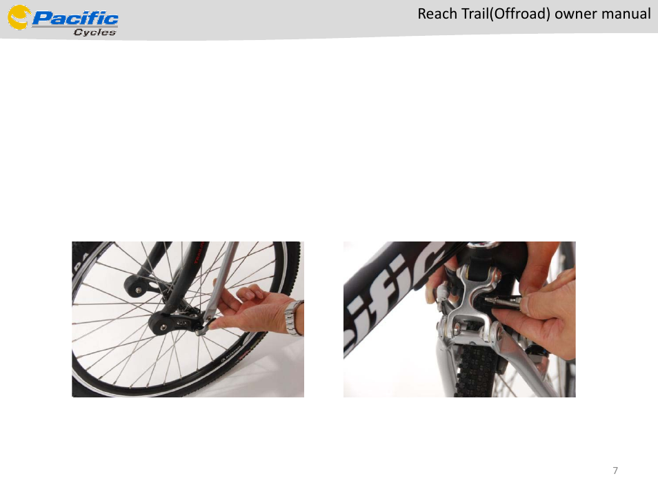Pacific Cycles Reach Trail(Offroad) User Manual | Page 7 / 11
