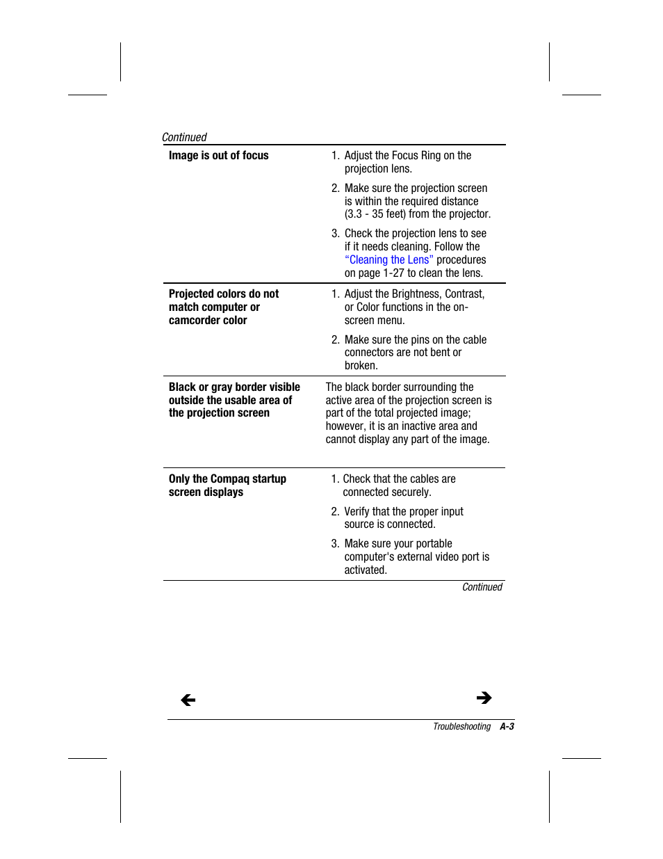 Compaq MP1600 User Manual | Page 39 / 50
