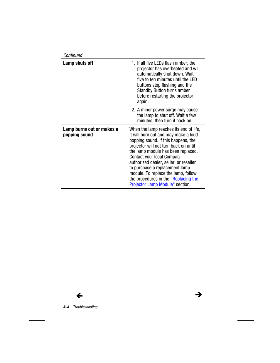 Compaq MP1600 User Manual | Page 40 / 50