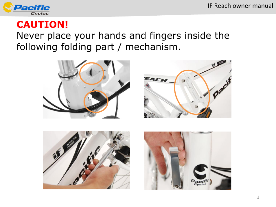 Pacific Cycles IF Reach User Manual | Page 3 / 14