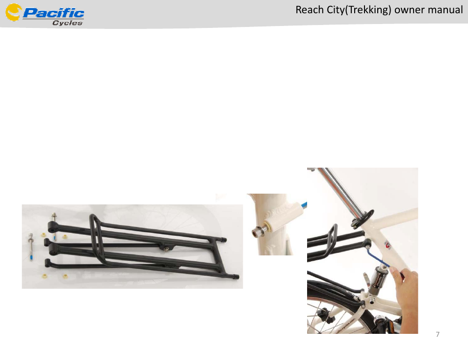 投影片編號 7 | Pacific Cycles Reach City(Trail) User Manual | Page 7 / 8