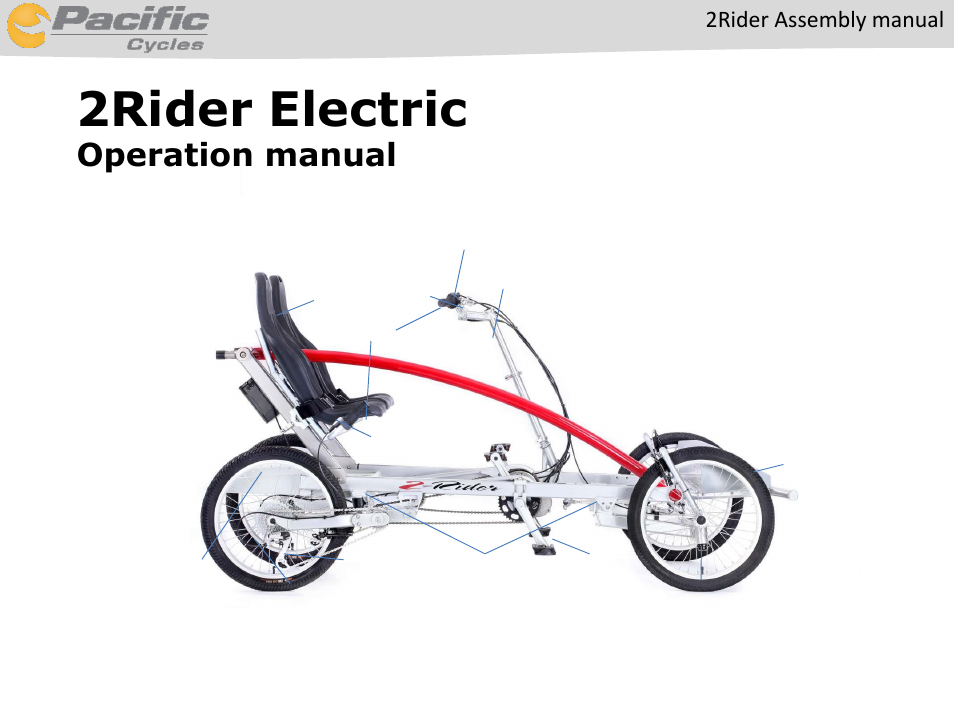 Pacific Cycles 2Rider Electric User Manual | 3 pages