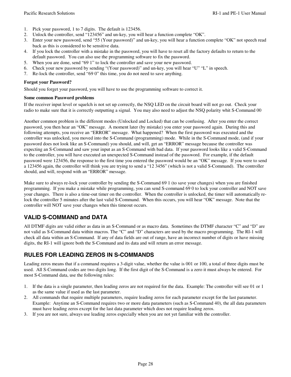 Pacific Research Solutions RI-1 User Manual | Page 34 / 84
