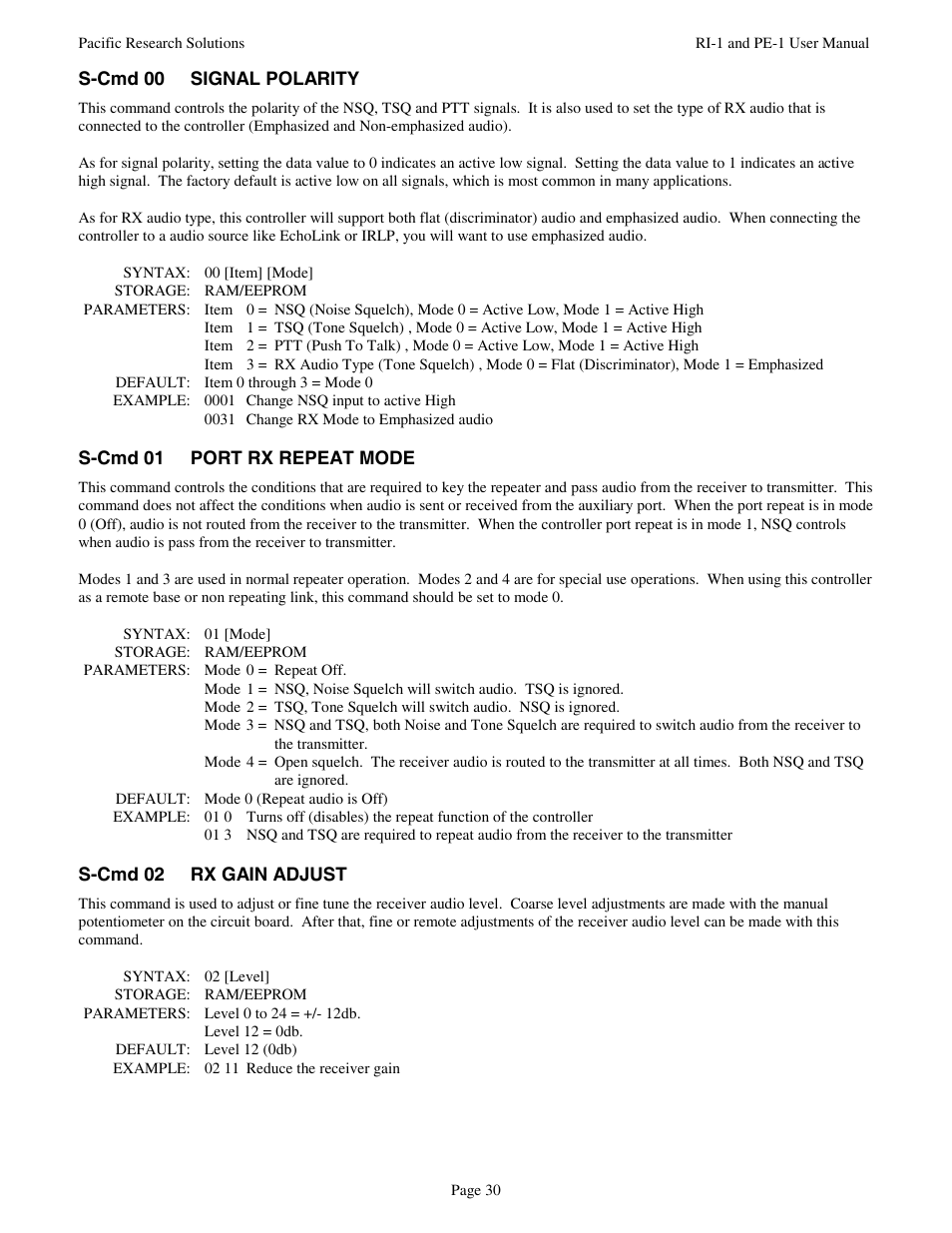 Pacific Research Solutions RI-1 User Manual | Page 36 / 84