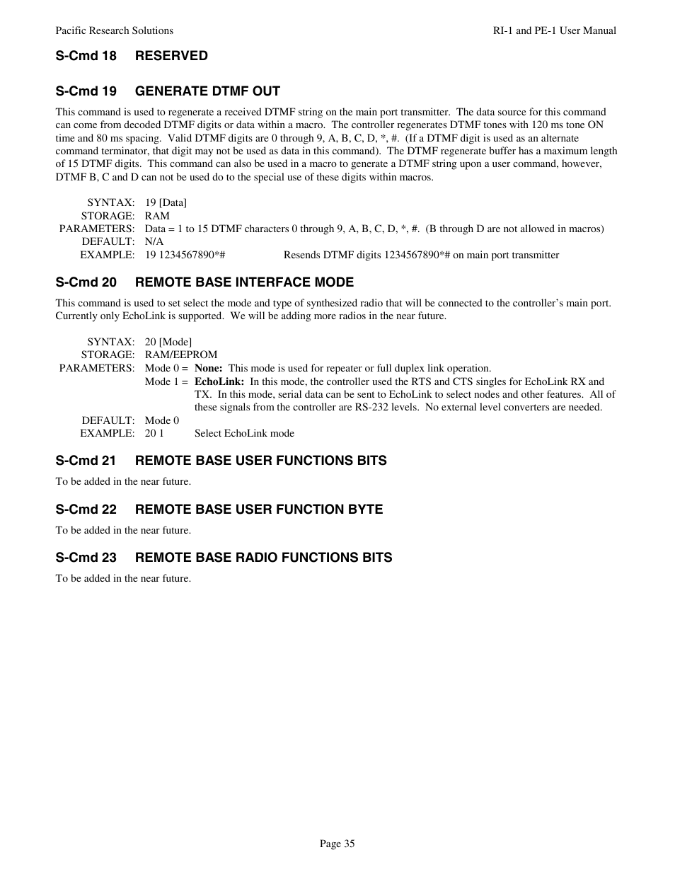 Pacific Research Solutions RI-1 User Manual | Page 41 / 84