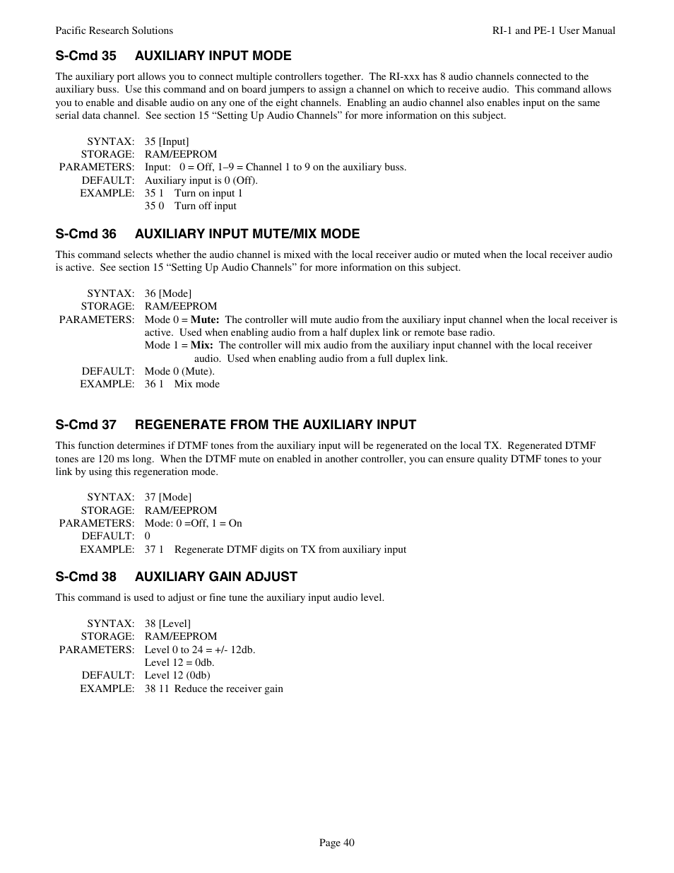 Pacific Research Solutions RI-1 User Manual | Page 46 / 84