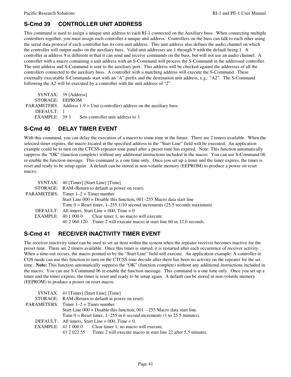 Pacific Research Solutions RI-1 User Manual | Page 47 / 84