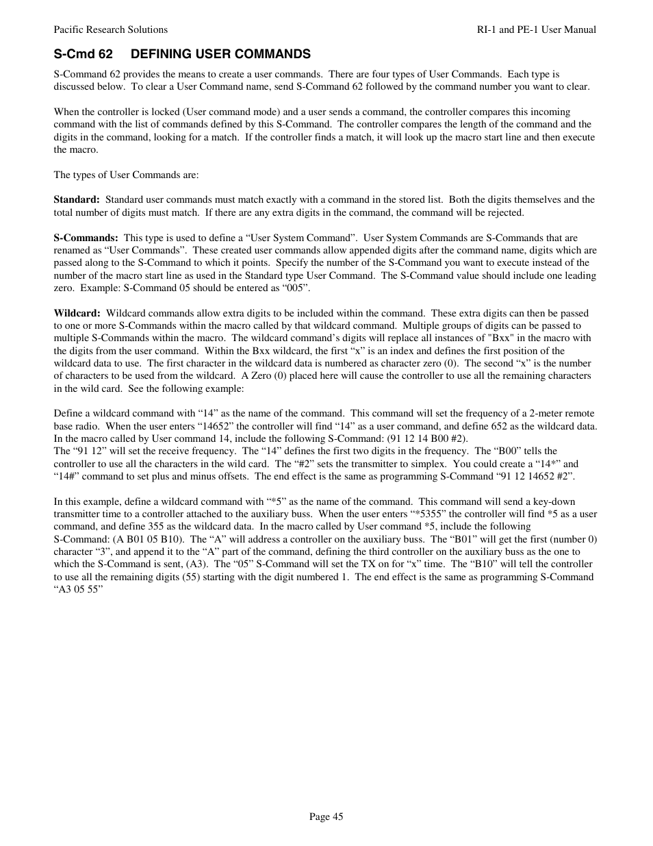 Pacific Research Solutions RI-1 User Manual | Page 51 / 84