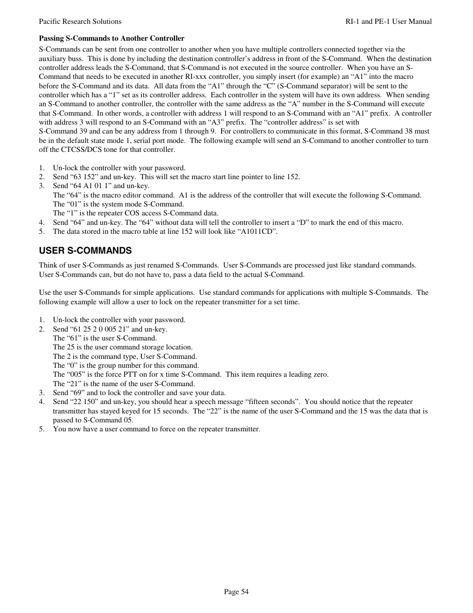 Pacific Research Solutions RI-1 User Manual | Page 60 / 84