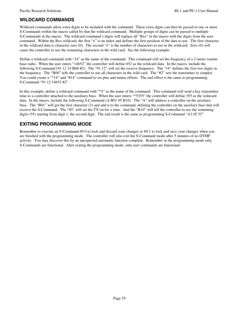 Pacific Research Solutions RI-1 User Manual | Page 61 / 84