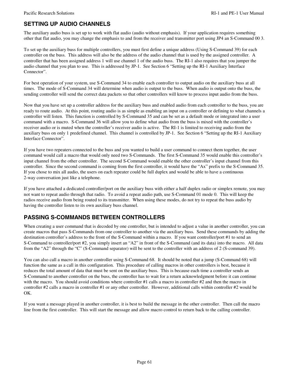 Pacific Research Solutions RI-1 User Manual | Page 67 / 84