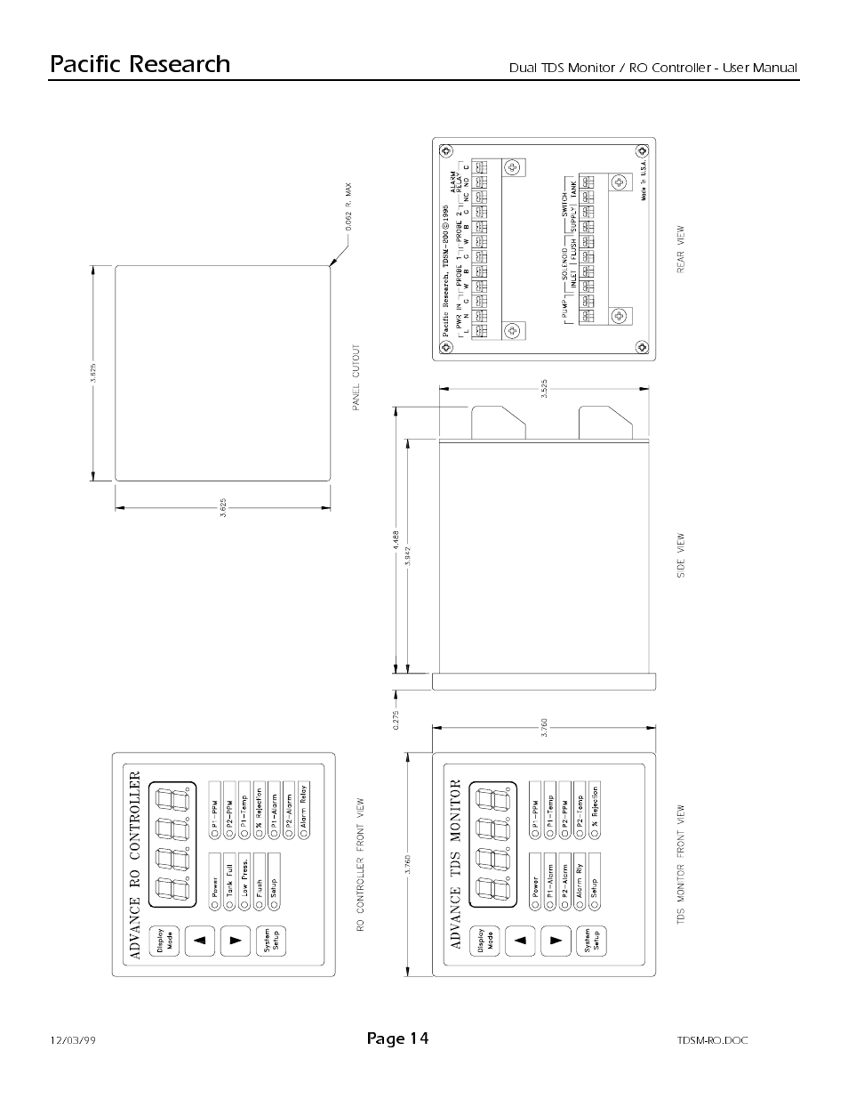 3dflilf 5hvhdufk | Pacific Research Solutions TDS User Manual | Page 14 / 15