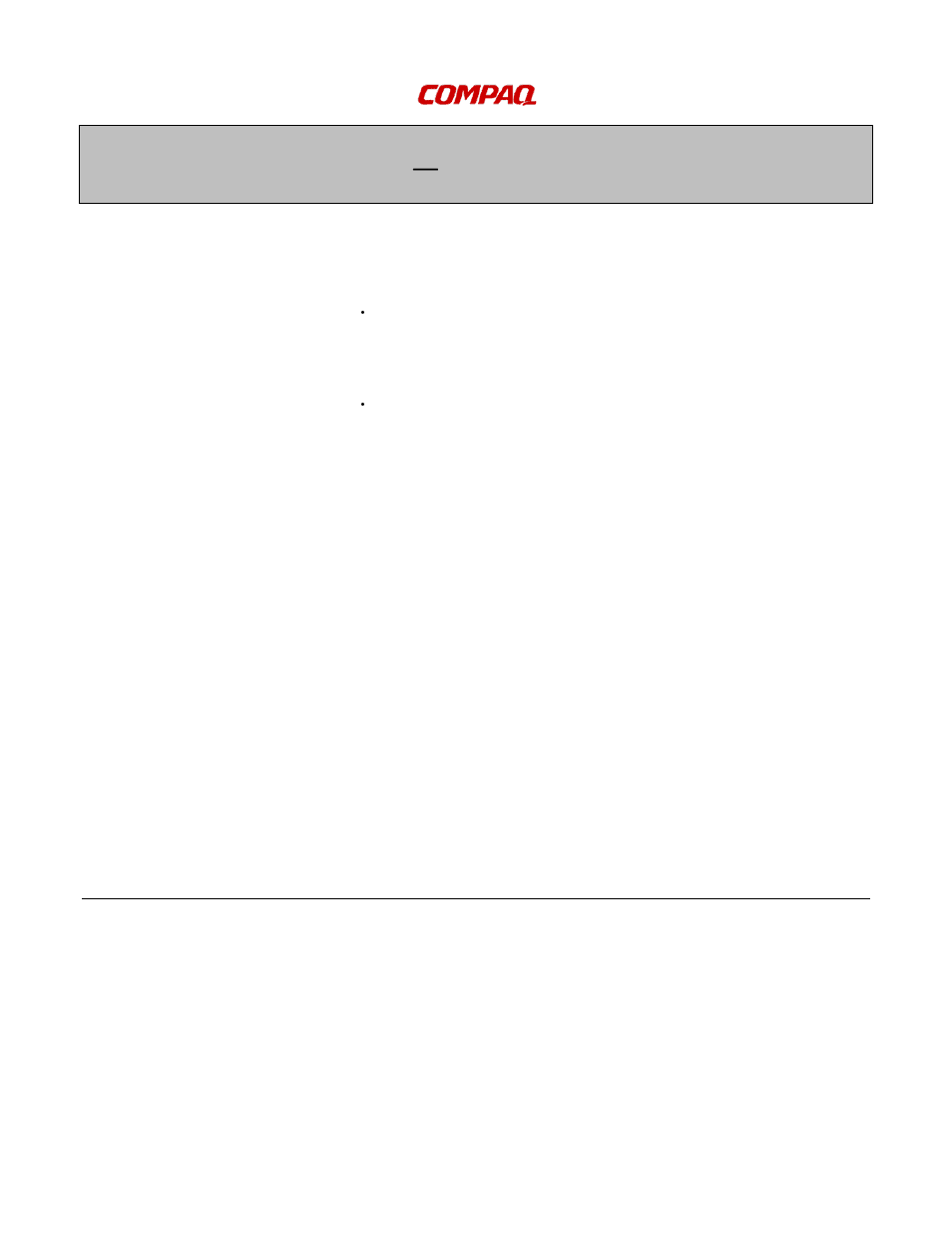 Compaq a-Series User Manual | 11 pages