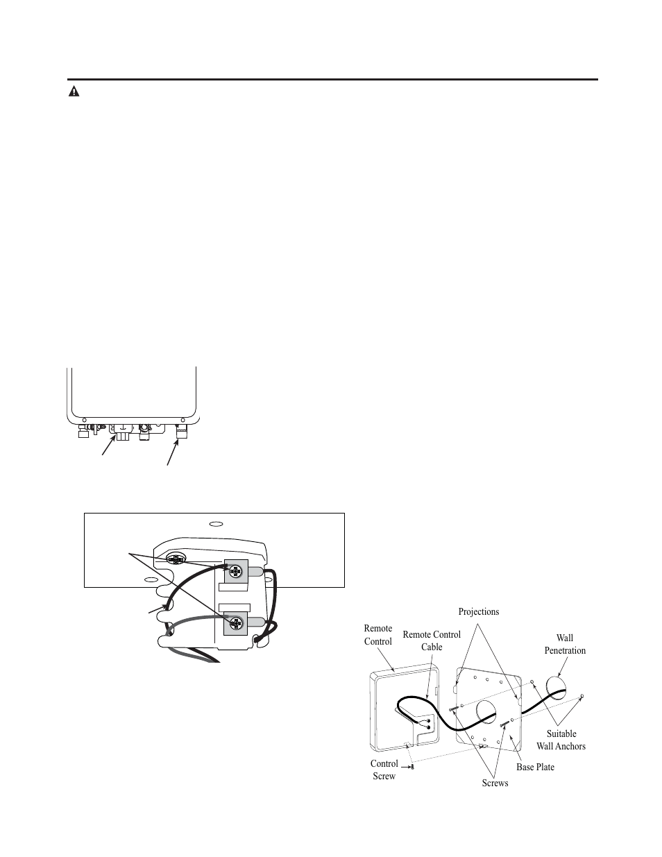 Installing the main remote control, Remote control installation | Paloma PH2-20 Direct Vent User Manual | Page 20 / 40