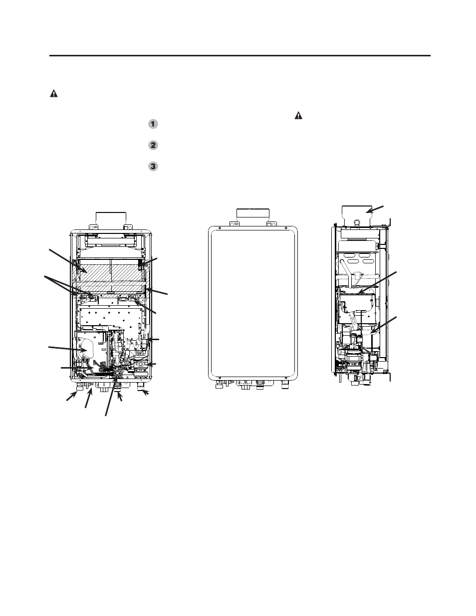Replacement parts, Instructions for placing a parts order, Front view unit cover view side view | Paloma PH2-20 Direct Vent User Manual | Page 33 / 40
