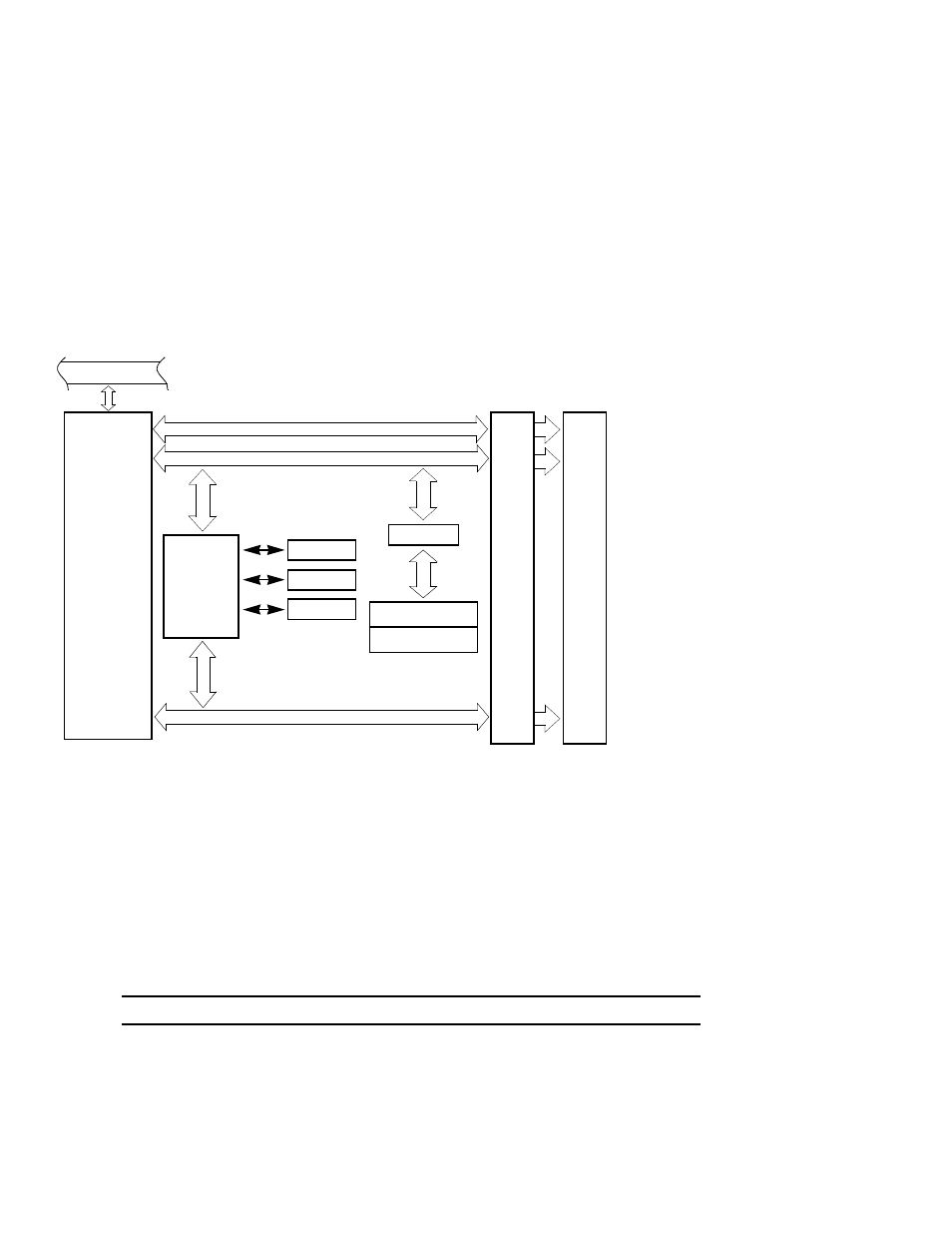 Figure 4–4 alphapc 164sx isa bus devices, 2 isa expansion slots, 3 isa i/o address map | Table 4–1 isa i/o address map (sheet 2 of 2), Isa expansion slots, Isa i/o address map, Alphapc 164sx isa bus devices, Isa bus devices, 2 isa expansion slots, 3 isa i/o address map | Compaq AlphaPC 164SX User Manual | Page 48 / 72