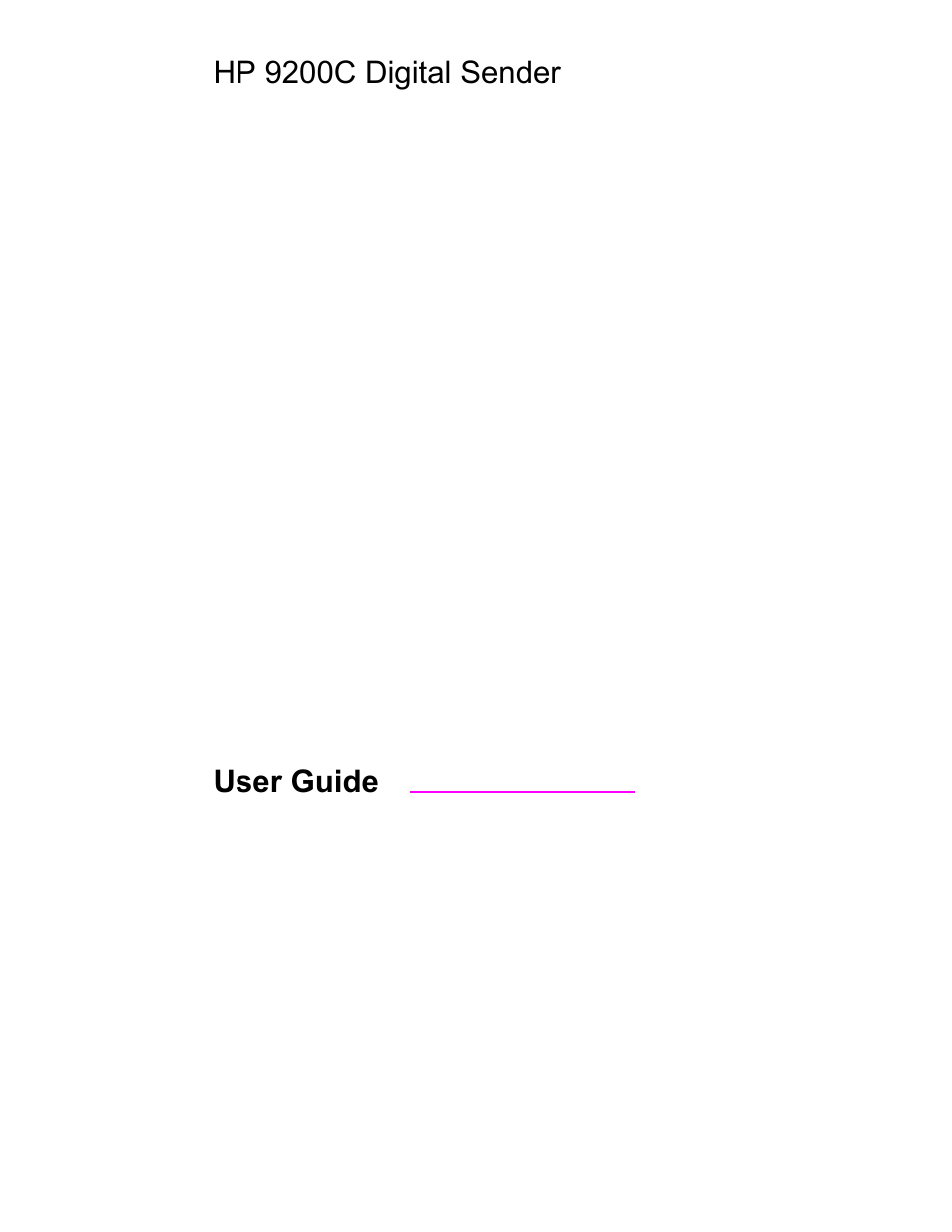 HP 9200c User Manual | Page 3 / 56