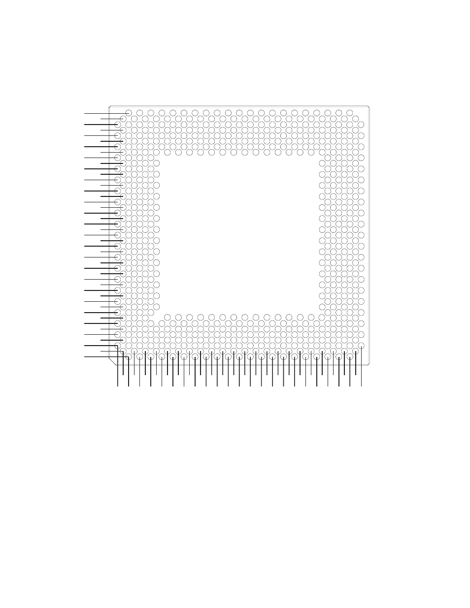 21264/ev67 bottom view (pin up) | Compaq 21264 User Manual | Page 87 / 356