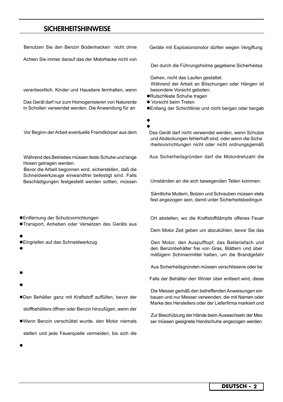 Sicherheitshinweise | Partner PFT3540 B User Manual | Page 11 / 156