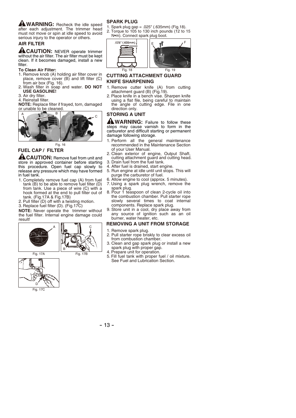 Warning, Caution | Partner B305 CBS Rev.7 User Manual | Page 13 / 140