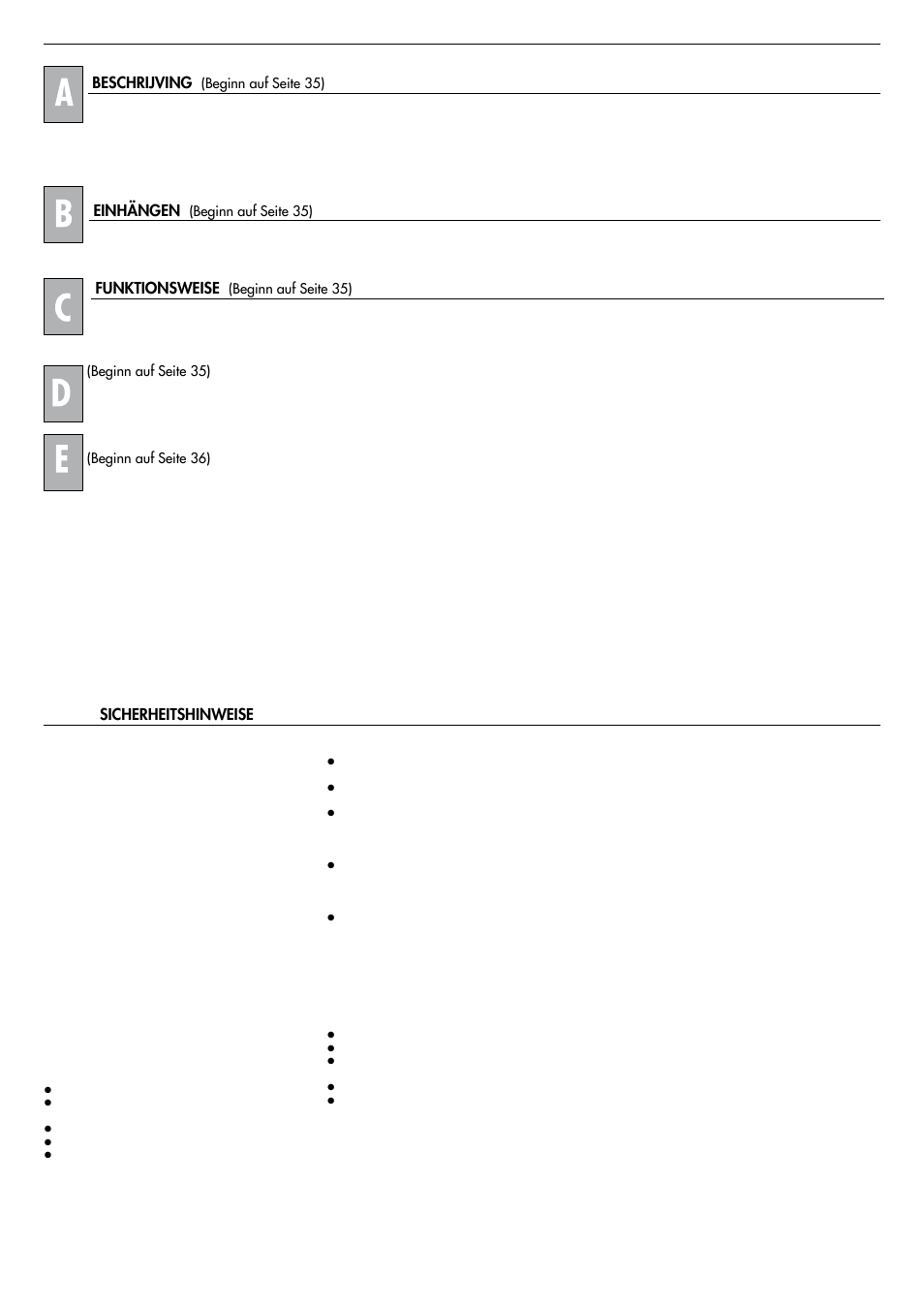 Beschrijving, Einhängen, Funktionsweise | Deutschland, Sicherheitshinweise | Partner PSKL72B User Manual | Page 9 / 40