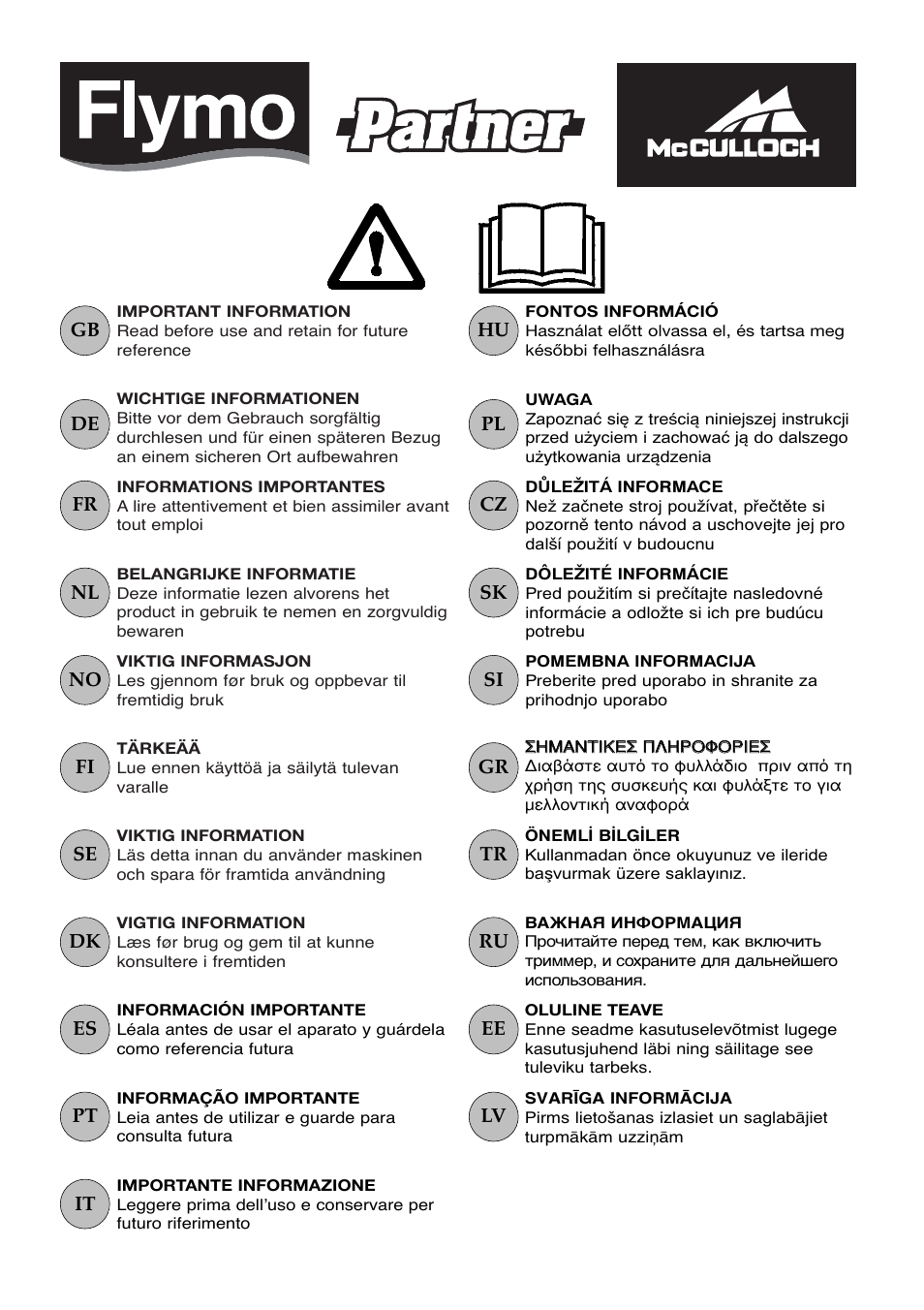 Partner Safety Book User Manual | 72 pages