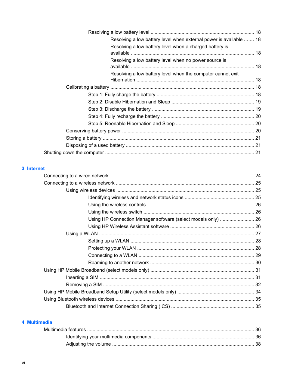 Compaq Bluetooth Headset User Manual | Page 6 / 85