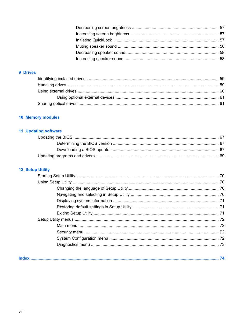 Compaq Bluetooth Headset User Manual | Page 8 / 85