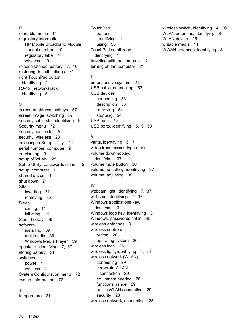 Compaq Bluetooth Headset User Manual | Page 84 / 85